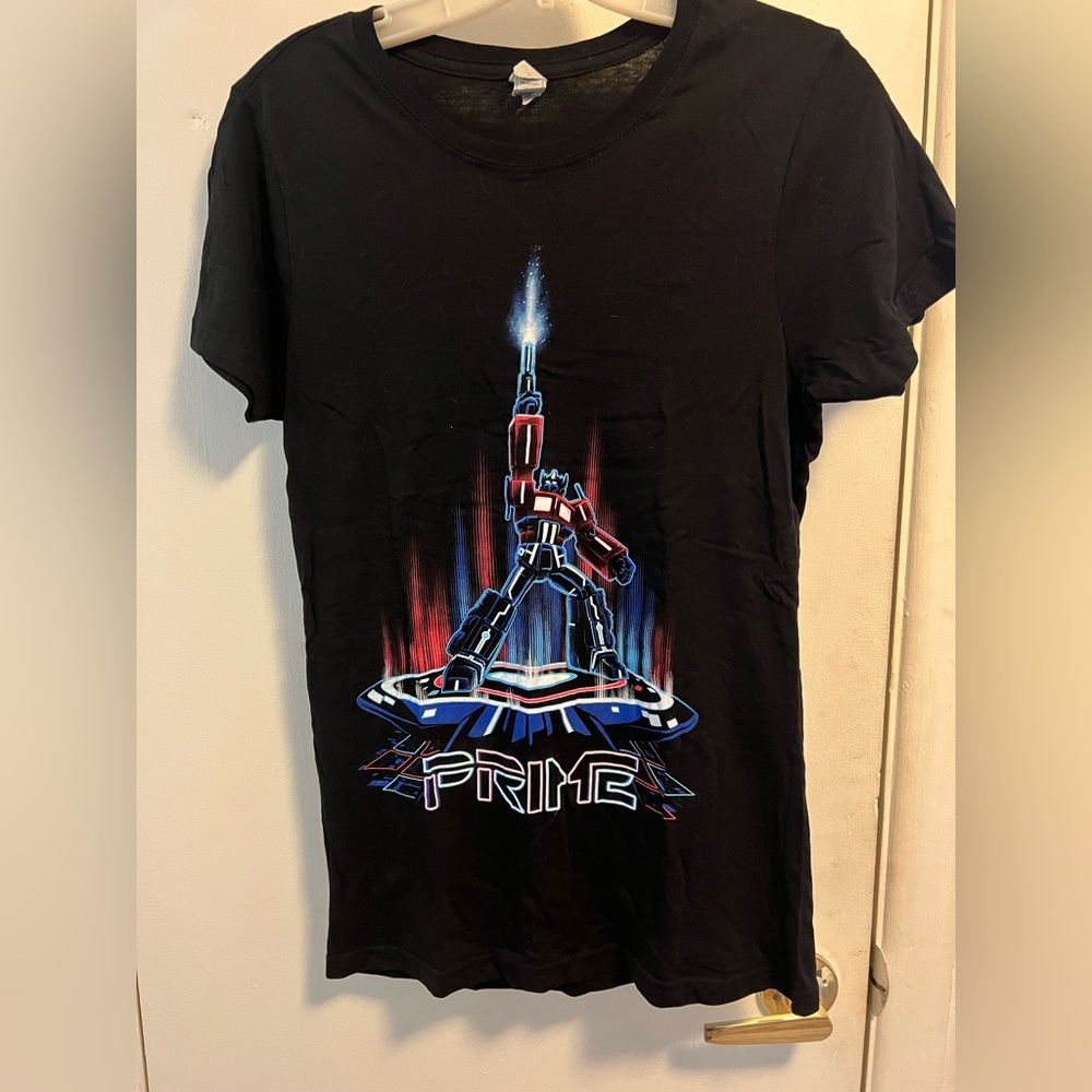 L women’s Optimus Prime T-shirt